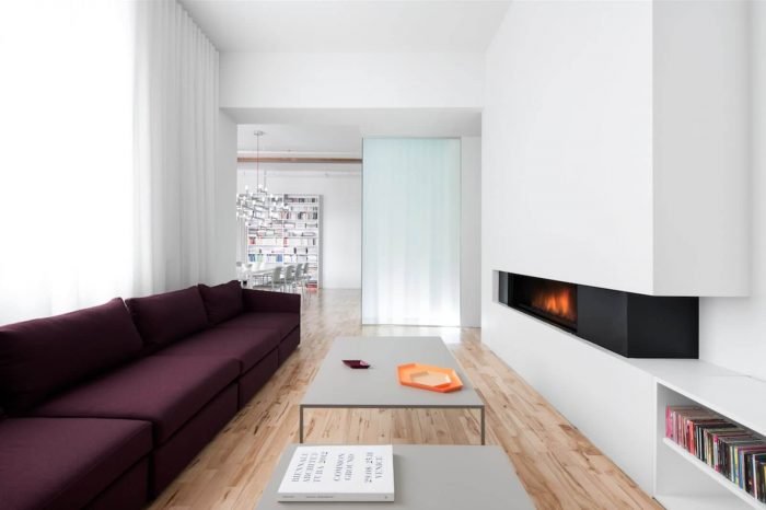 Modern minimalist Fireplace
