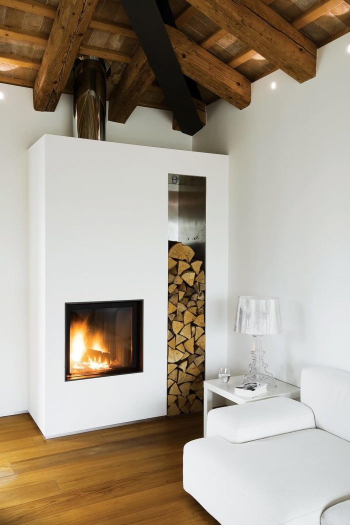  Modern Wood Fireplace