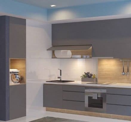 minimalist kitchen by VeronikaS_Design